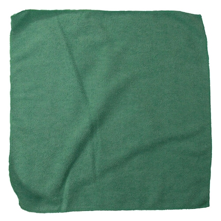 Hti Plush Microfiber Polishing Cloth - 16" X 16" - Green HT-20G